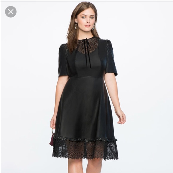 leather dress size 20